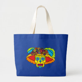 Catrina Sugar Skull Jumbo Tygkasse
