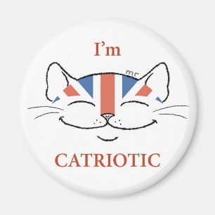 Catriotic kattmagnet magnet
