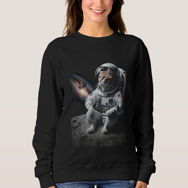 Catronaut Cat Astronaut space cat 1 T Shirt (Framsida)