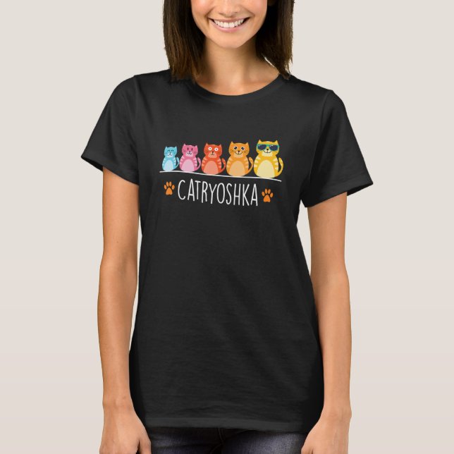 Catryoshka - Fläckägare Djuröverhettningsmätare T Shirt (Framsida)