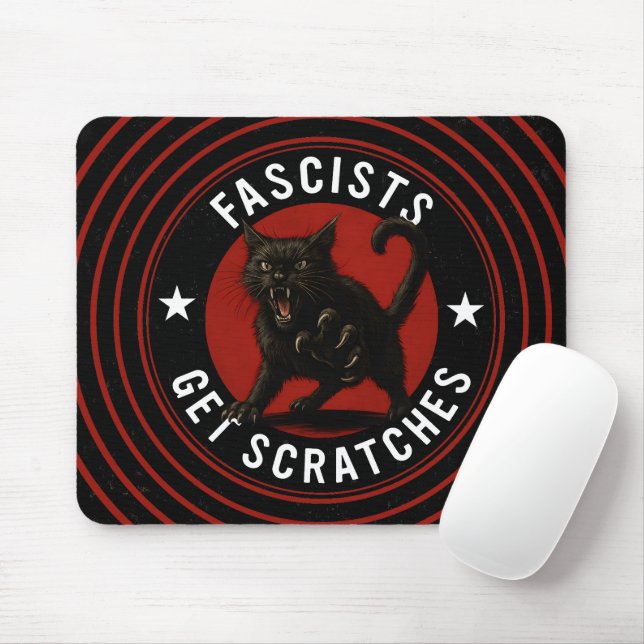 Cats Against Fascists Musmatta (Med mus)