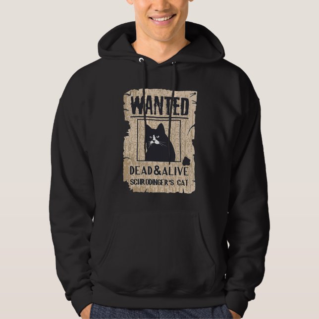 Cats   And Alive Schrodinger's Cat Hoodie (Framsida)