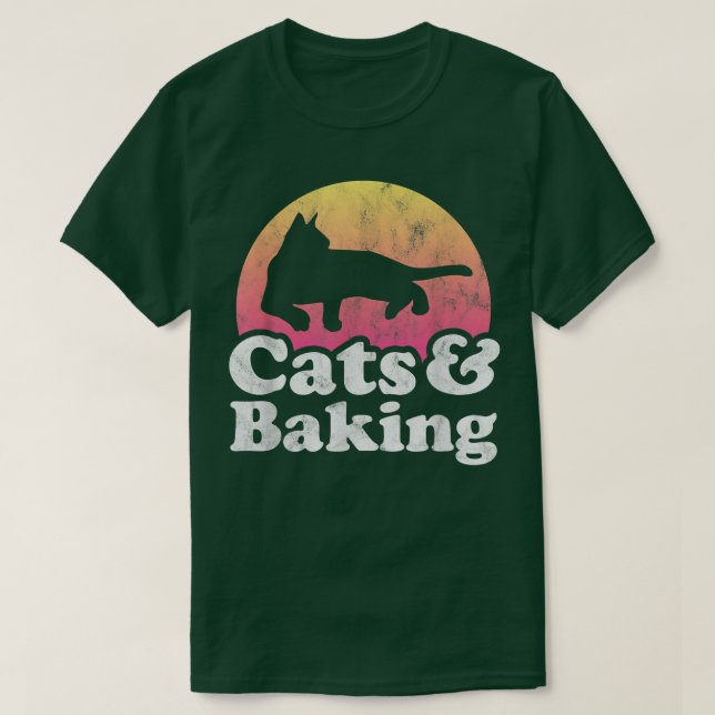 Cats and Baking Men's or Women's Cat and Baking  T Shirt (Design framsida)