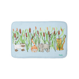 Cats and Cattails Badrumsmatta