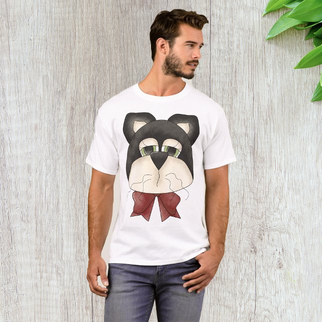 Cats Ansikte Manar T-Shirt (Skapare uppladdad)
