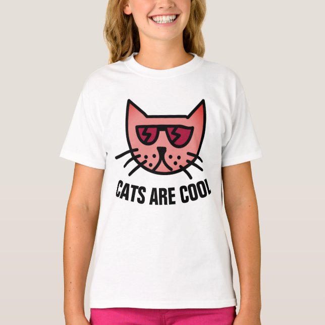 CATS ÄR COOLA, LUNT-shirts, LUNT-shirts T Shirt (Framsida)