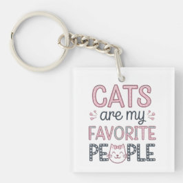 "Cats Are My Favorite People" Funny Cat Mom