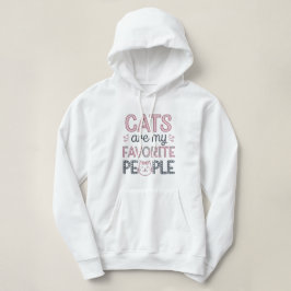 "Cats Are My Favorite People" Funny Cat Mom T Shirt