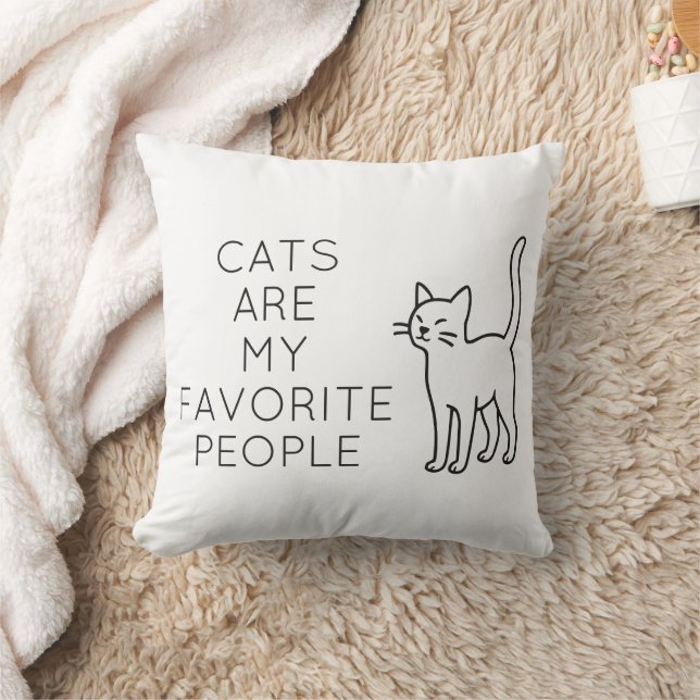 Cats are my favorite people kudde (Filt)
