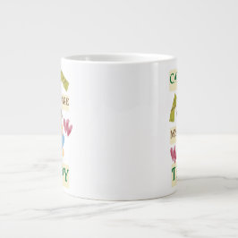 Cats Are My Therapy – Cute Cat Lover Design Jumbo Mugg