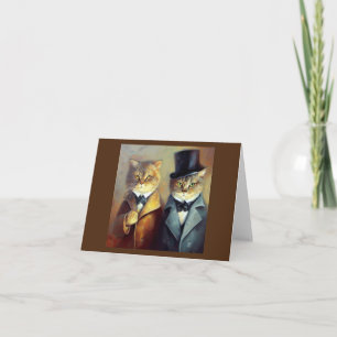 Cats As Holmes och Watson Kort