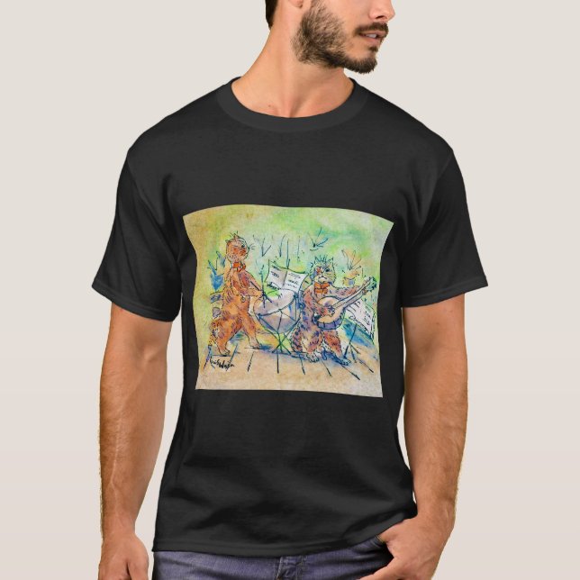 Cats Band, Louis Wain T Shirt (Framsida)