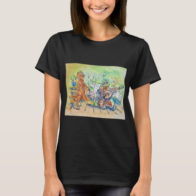 Cats Band, Louis Wain T Shirt (Framsida)