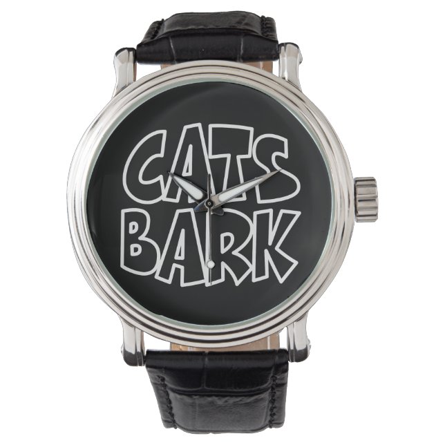 Cats Bark Armbandsur (Framsida)