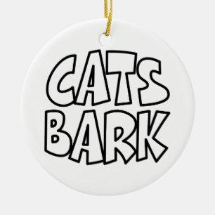Cats Bark Julgransprydnad Keramik