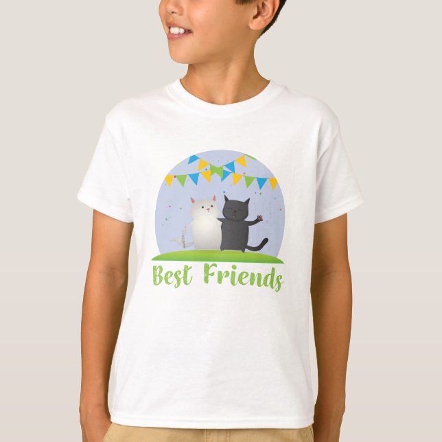 Cats Best Friend T Shirt (Framsida)