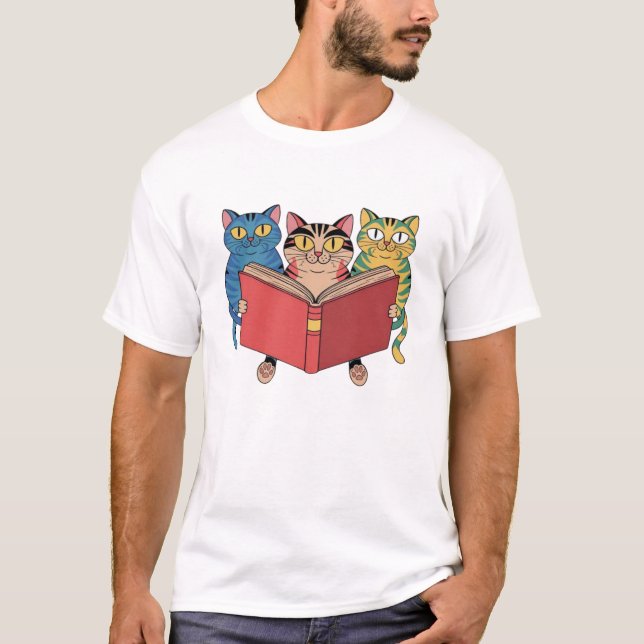 Cats Bok T Shirt (Framsida)