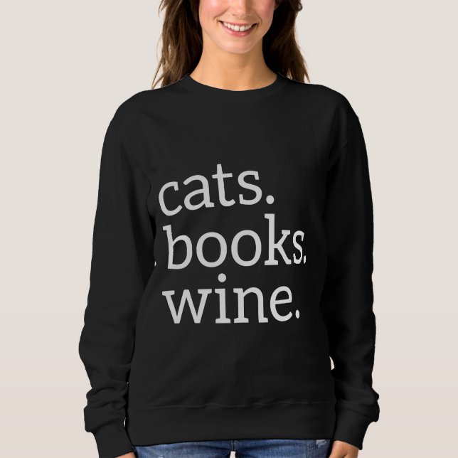 Cats Bokar Vin T Shirt (Framsida)