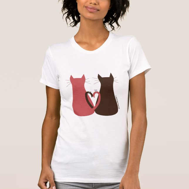 Cats Bröllop Shirt Tee (Framsida)