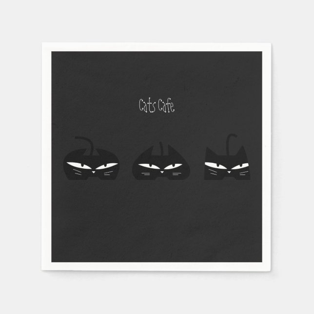 Cats Cafe Pappersservett (Framsidan)