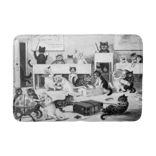 Cats Classroom Discipline, Louis Wain Badrumsmatta