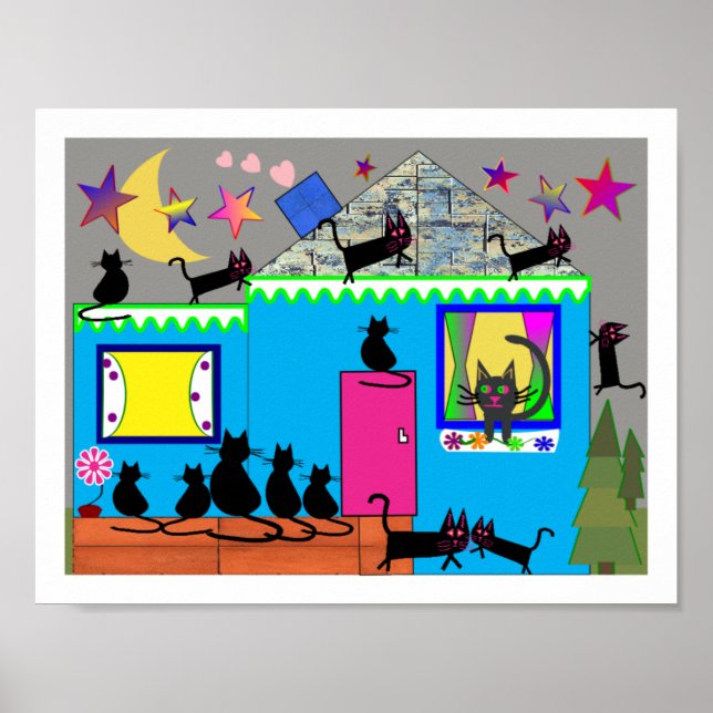 CATS CRAWLING överallt Poster (Framsidan)