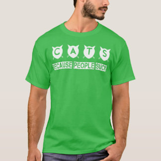 Cats Design Cat Lover Cats People Suck-flicka T Shirt