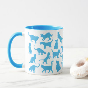 Cats Färg Baby blue Mugg