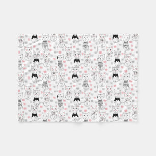 Cats Fleece Blanket