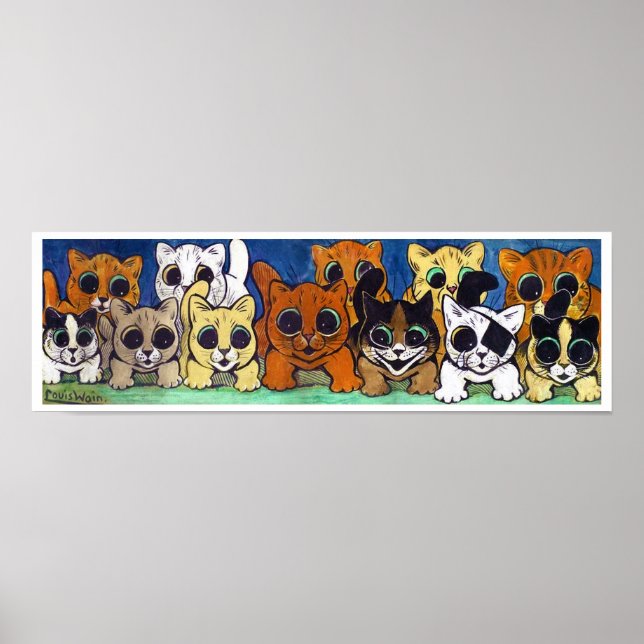 Cats-folkgrupp, Louis Wain Poster (Framsidan)