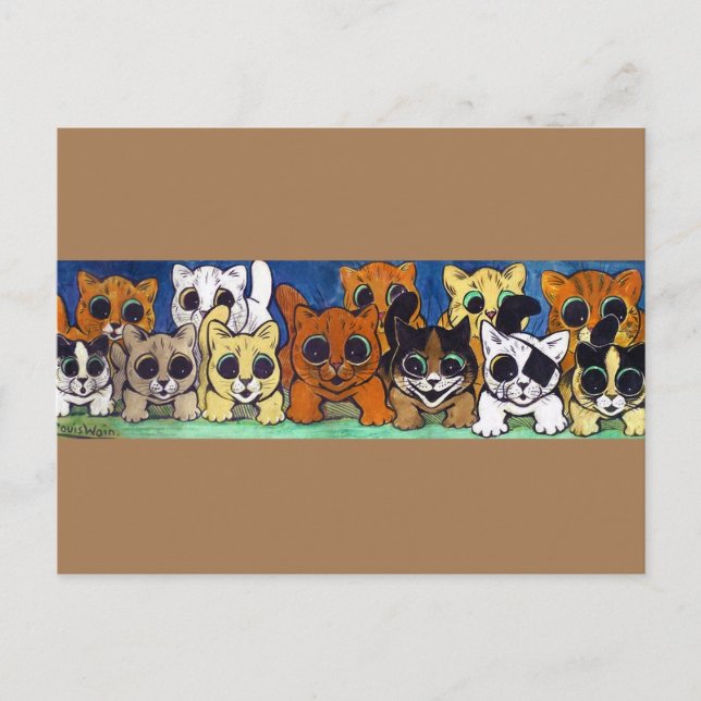 Cats-folkgrupp, Louis Wain Vykort (Framsida)