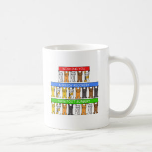 Cats. för tecknad för återställning för fotki kaffemugg