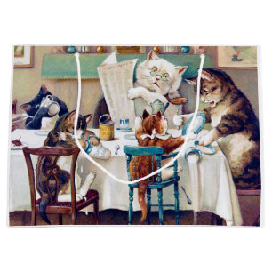 Cats frukost, Louis Wain