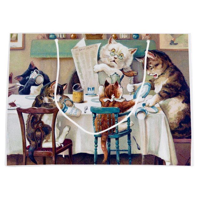 Cats frukost, Louis Wain (Framsidan)