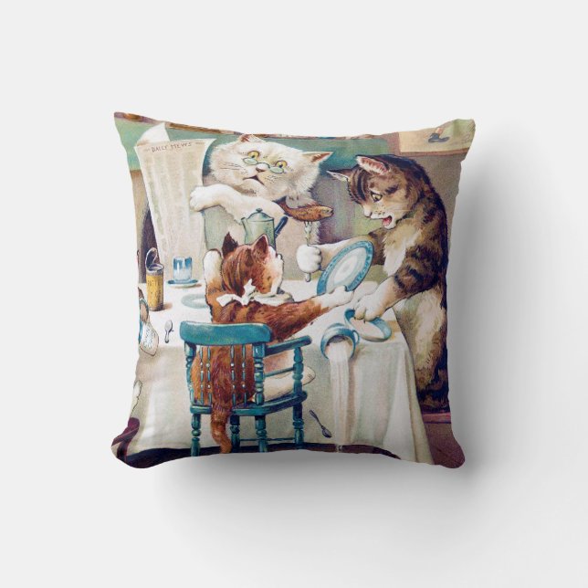 Cats frukost, Louis Wain Kudde (Framsida)
