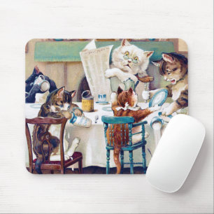 Cats frukost Time, Louis Wain Musmatta