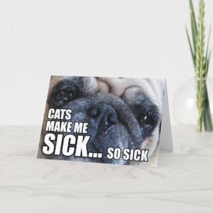 CATS GÖR MIG SJÄLV... SO SICK   ALLERGY MEME KORT