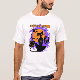 Cats Halloween T Shirt