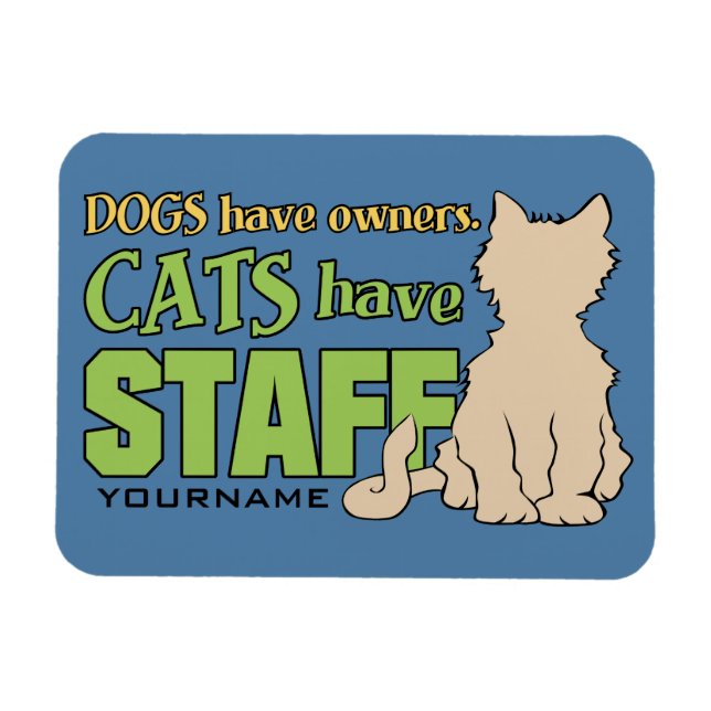 CATS HAR anpassningsbar-magnet PERSONAL Magnet (Horisontell)