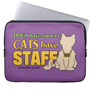 CATS HAR PERSONAL anpassningsbar laptop sleeve