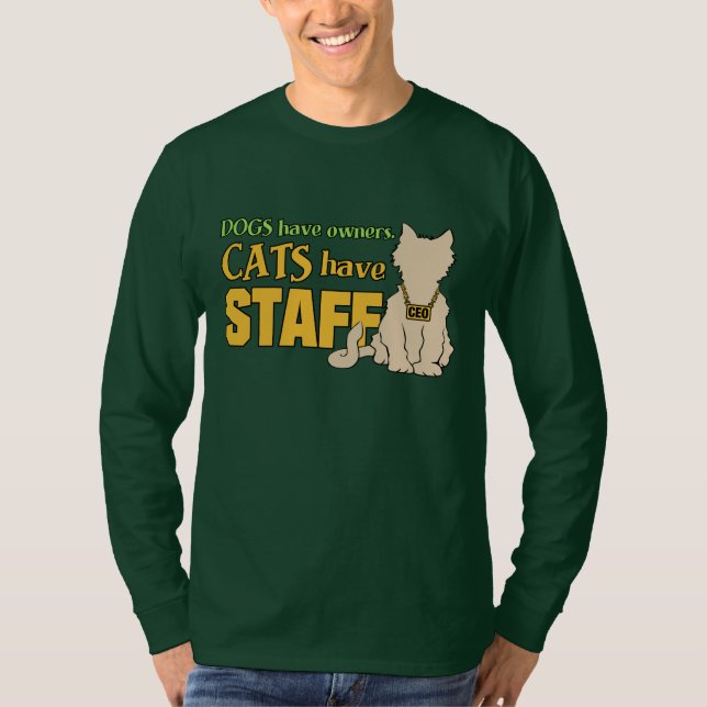 CATS HAR TJÄNSTEskjortor & jacka T-shirt (Framsida)