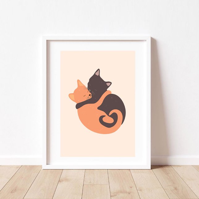 Cats Hugger Poster (Skapare uppladdad)