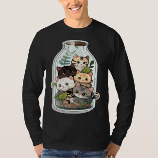 Cats In Bottle T Shirt