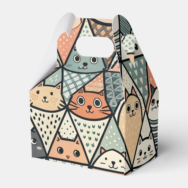 Cats In Cones Presentaskar (Baksidan Sidan)