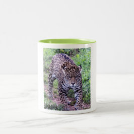 Cats Jaguar Safari Destiny Nature Två-Tonad Mugg