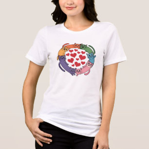 Cats Kärlek T Shirt