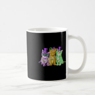 Cats Kitten Kattunge Mardi Gras Festival Party Cat Kaffemugg