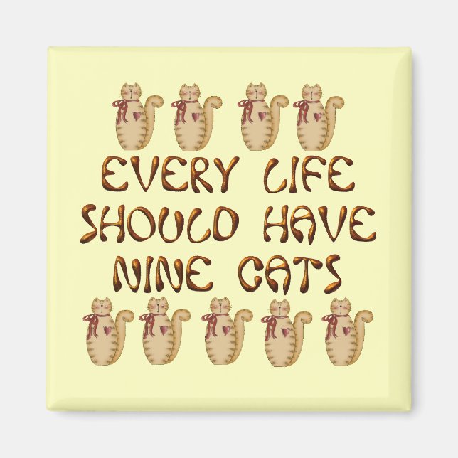 Cats Life Magnet (Framsidan)