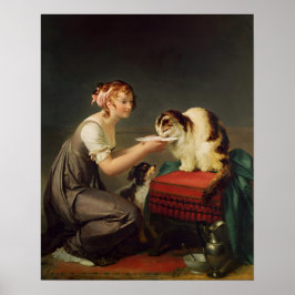 Cats Lunch Marguerite Gérard Art Poster