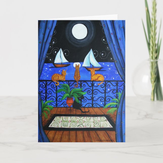 Cats Magic Night Nite Magic Kort (Framsida)